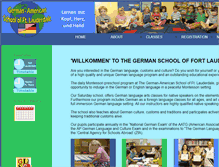 Tablet Screenshot of deutscheschulefl.com